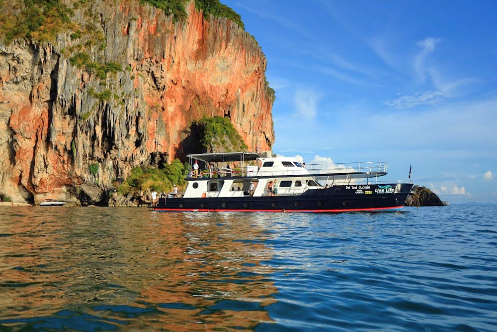 ล่องเรือหรู Livelife ดูพระอาทิตย์ตกที่กระบี่