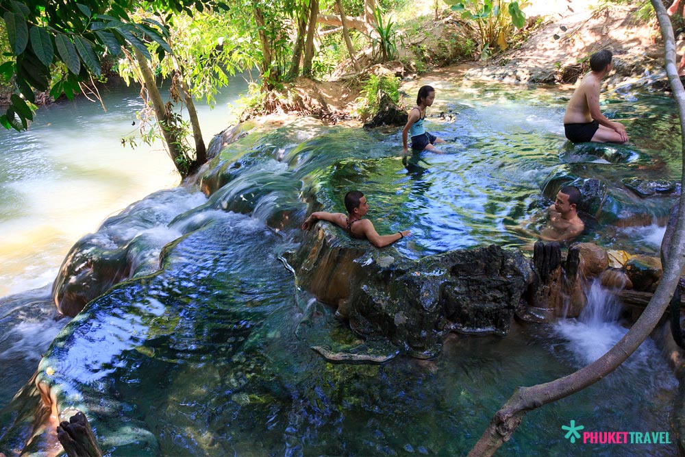 ทัวร์น้ำตกร้อน สระมรกต วัดถ้ำเสือ