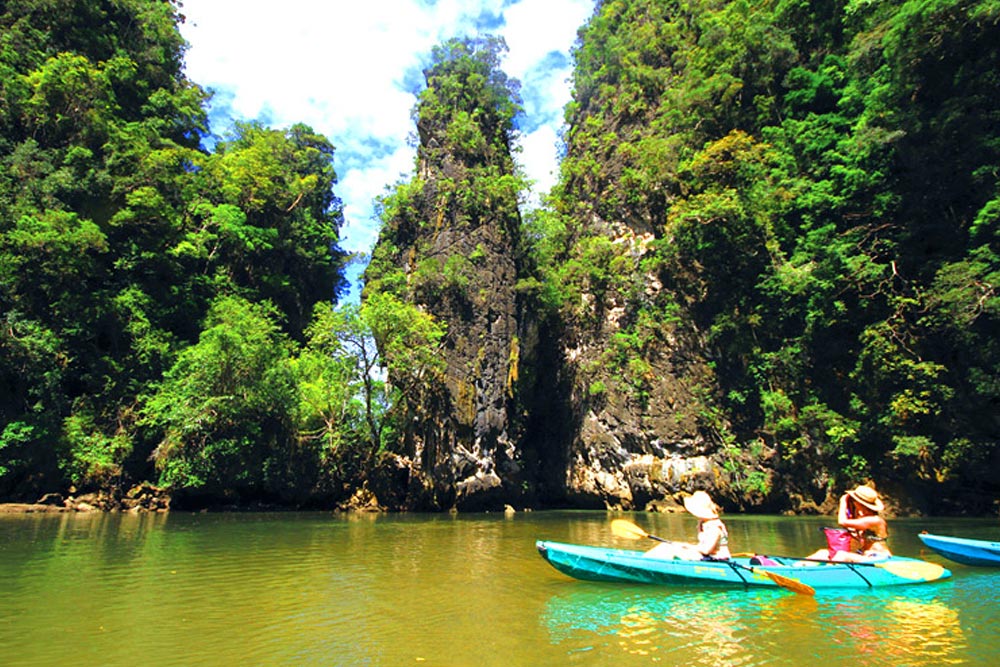 ทัวร์พายเรือคายัค อ่าวท่าเลน ครึ่งวัน