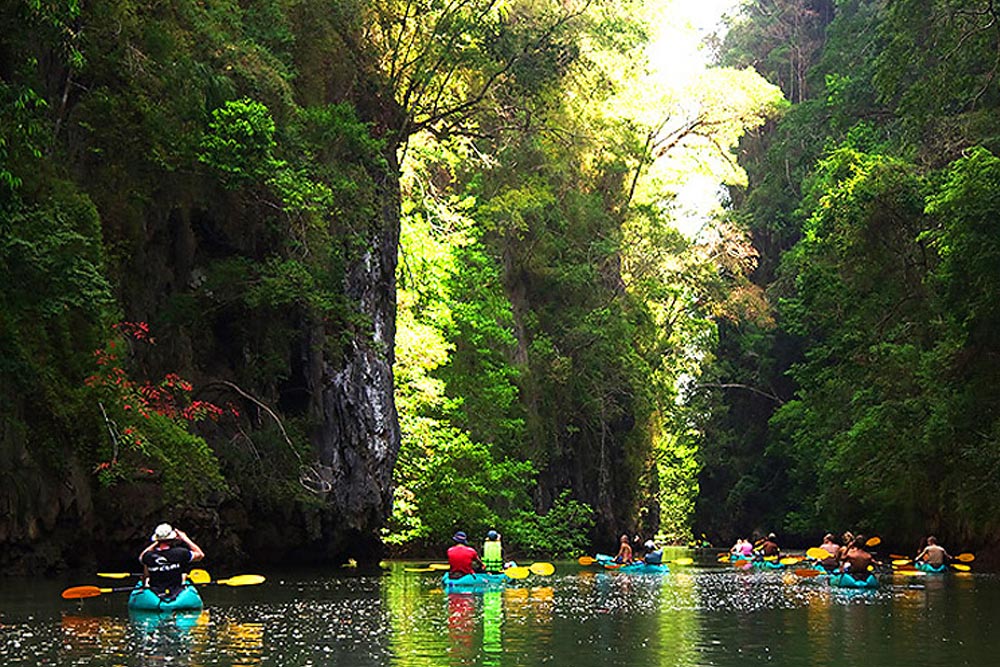 ทัวร์พายเรือคายัค อ่าวท่าเลน ครึ่งวัน