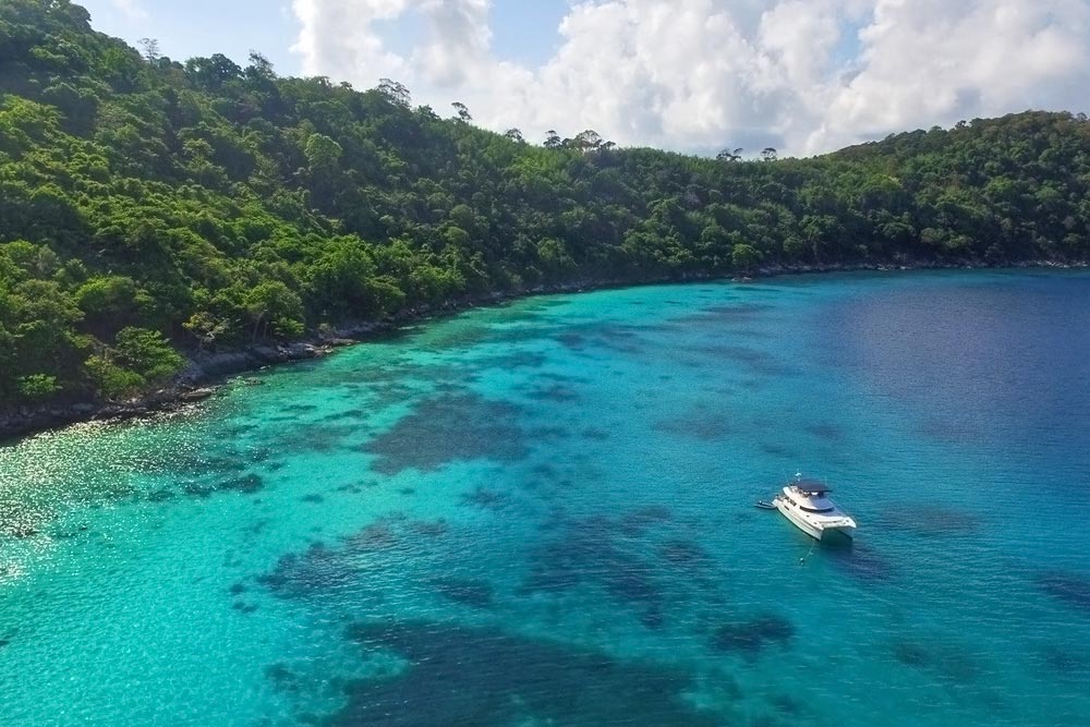 ล่องเรือ Discover Catamaran ทัวร์เกาะราชา เกาะไม้ท่อน