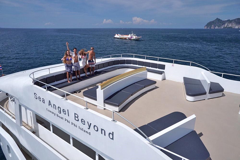 ทัวร์เกาะพีพีเรือใหญ่ ซีแองเจิ้ล บียอนด์ Sea Angel Beyond Cruise