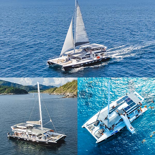 เรือใบคาตามาราน - เช่าเหมาลำเรือยอร์ช ภูเก็ต
